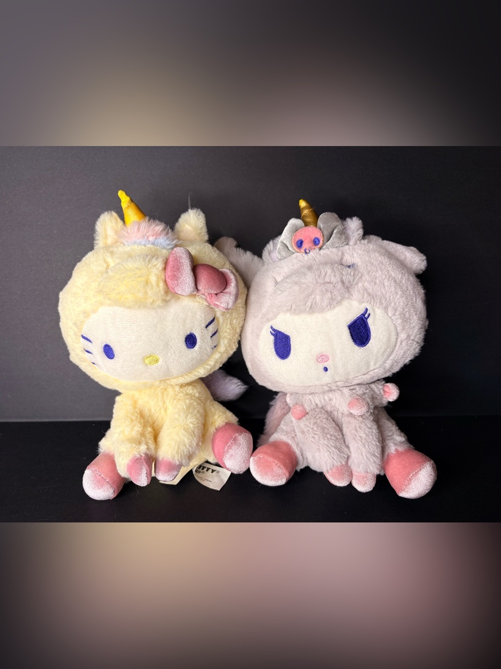 Hello Kitty unicorn plush set